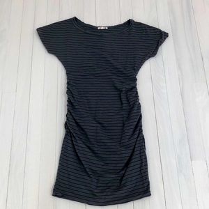 Sundry Gray Ribbed Sheath Dress